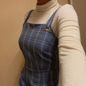 Blue Plaid Dress (DOES NOT INCLUDE TURTLENECK)